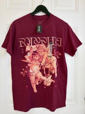 Hot Topic exclusive maroon Polyphia
Cherubs & Sword T-Shirt in size medium.